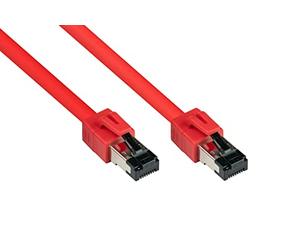 Good Connections Premium Cat. 8.1 Câble Patch Câble Rond 1,5 m Rouge