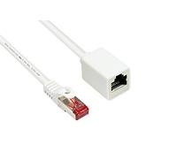 GC 8063VR-010W - Rallonge de câble patch, catégorie 6, blanc, 1 m