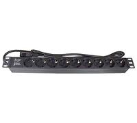 Good Connections Rallonge électrique PDU (1HE) avec fiche C14 vers fiche de sécurité 9 x fiche de sécurité pour Enfant Noir 19"