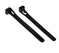 Good Connections® Reusable cable ties, 300 mm x 7.4 mm, set of 100, black, UV-re