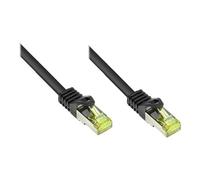 Good Connections RNS - Cordon de raccordement - RJ-45 (M) pour RJ-45 (M) - 15 cm - SFTP, PiMF - CAT 7 - sans halogène, sans crochet - noir