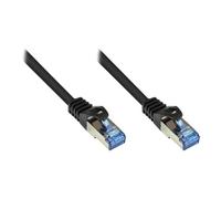 Good Connections RNS - Cordon de raccordement - RJ-45 (M) pour RJ-45 (M) - 15 m - SFTP, PiMF - CAT 6a - sans halogène, moulé, sans crochet - noir