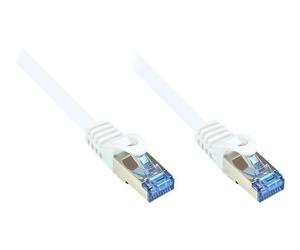 Good Connections RNS - Cordon de raccordement - RJ-45 (M) pour RJ-45 (M) - 5 m - SFTP, PiMF - CAT 6a - sans halogène, moulé, sans crochet - blanc