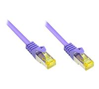 Good Connections RNS - Cordon de raccordement - RJ-45 (M) pour RJ-45 (M) - 7.5 m - SFTP, PiMF - CAT 7 - sans halogène, sans crochet - violet