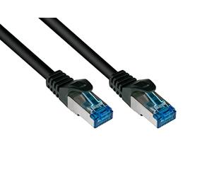 Good Connections SmartFLEX Câble patch catégorie 6A - 1,5 m - Câble Ethernet court 10-GIGABIT haut de gamme - Conducteur en cuivre - Protection des nez d'encliquetage - S/FTP PiMF - Sans halogène