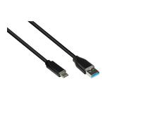 Good Connections USB 3.2 Gen.2 Kabel A-USB-C schwarz 0,5m