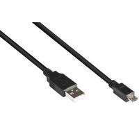 Good Connections USB2.0 Kabel A-Micro B schw. 0,3m