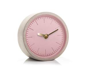 Good Design Works Horloge béton Rose