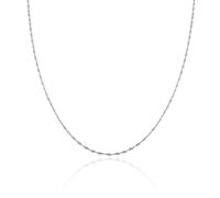 GOOD.designs ® chaîne d'argent dames 925 sans pendentif (1,3mm) chaîne d'argent en différentes longueurs (50)
