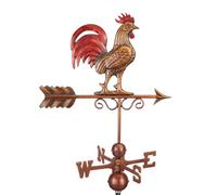 Good Directions 1975RED Bantam Girouette en cuivre Pur fabriquée à la Main Multicolore Patine