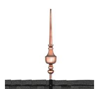 Good Directions 742 Victoria Finial, 68,6 cm avec Support, cuivre Poli