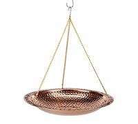 Good Directions Bain d'oiseaux Suspendu en cuivre Pur 45,7 cm