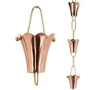 Good Directions Chaîne de Pluie Fleur cannelée cuivre 477P-8