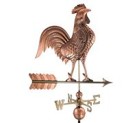 Good Directions Grande girouette Coq - Cuivre Pur