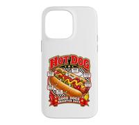 Good Dogs Brighter Days Design rétro pour Amateurs de Nourriture Hot Dog Coque pour iPhone 14 Pro Max