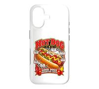 Good Dogs Brighter Days Design rétro pour Amateurs de Nourriture Hot Dog Coque pour iPhone 17