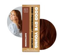 Good Dye Young Teinture capillaire semi-permanente brune (Ver de terre) - Couleur temporaire protectrice contre les UV, dure 15 24 lavages et p
