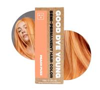 Good Dye Young Teinture capillaire semi-permanente rose (Peach Fuzz) - Coloration temporaire anti-UV, dure 15 24 lavages et plus - Teinture cap