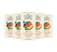 Good Earth Tea Co. Sensorial Blend Lot de 5 sachets de 15 sachets de mangue tropicale naturelle et de moringa