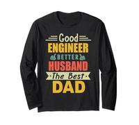 Good Engineer Better Husband The Best Dad for Fathers Day Manche Longue