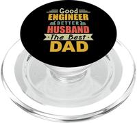 Good Engineer Better Husband The Best Dad for Fathers Day PopSockets PopGrip pour MagSafe