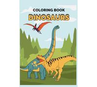 Good Family Time: Coloring Book for Kids and Adults, Dinosaurs with Their Names, Nature