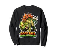 Good Fat Bad Attitude Stegosaure Sweatshirt