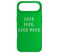 Good Food, Good Mood Funny Statement Food Drink Humour Coque pour iPhone Air