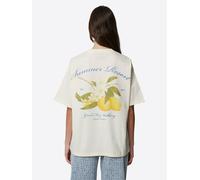 Good For Nothing T-shirt bleu cobalt / jaune citron / blanc cassé, Taille XS