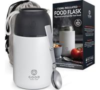 GOOD FOR YOU - Bouteille isotherme pour aliments chauds, récipients à soupe, idéal comme boîte à déjeuner isotherme, flasque à soupe ou boîte à déjeuner - Bouteille isotherme en acier inoxydable -