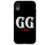 Good Game I Win Funny Online Esports Meme for FPS RPG Gamers Coque pour iPhone XR
