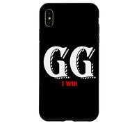 Good Game I Win Funny Online Esports Meme for FPS RPG Gamers Coque pour iPhone XS Max