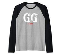 Good Game I Win Funny Online Esports Meme for FPS RPG Gamers Manche Raglan