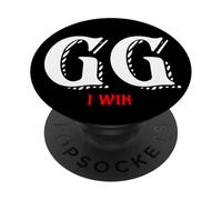 Good Game I Win Funny Online Esports Meme for FPS RPG Gamers PopSockets PopGrip Adhésif