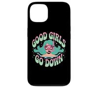 Good Girls Go Down - Funny Scuba Diving Ocean Explorer Coque pour iPhone 13