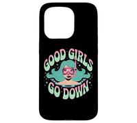 Good Girls Go Down - Funny Scuba Diving Ocean Explorer Coque pour iPhone 15 Pro
