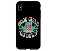 Good Girls Go Down - Funny Scuba Diving Ocean Explorer Coque pour iPhone XS Max