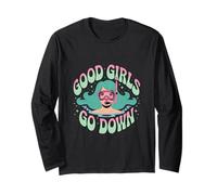 Good Girls Go Down - Funny Scuba Diving Ocean Explorer Manche Longue