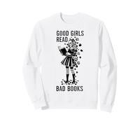 Good Girls Read Bad Books Squelette Reading Woman Sweatshirt