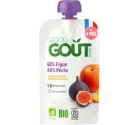 Good Goût Baby Gourde Figue/Pêche Dès 4 Mois 120g