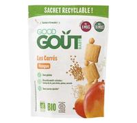 Good Goût Biscuits carrés Mangue +8m Bio 50 g