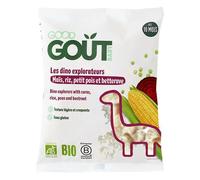 Good Goût Biscuits Les Dino Explorateurs Maïs Riz Petits Pois Betterave 35 g