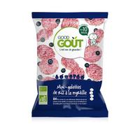 Good Goût Biscuits Mini-Galette de Riz à la Myrtille +10m Bio 40g
