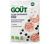 Good Goût – Mini-galettes de riz myrtille bio dès 10 mois – 40 g