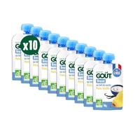 Good Goût Gourde Dès 6 Mois Bio Brassé Poire Vanille 90g