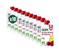 Good Goût Gourde poire et betterave - 120gr
