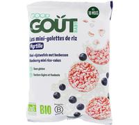 Good Goût Minigalettes de Riz Myrtille Bio Dès 10 Mois 40g