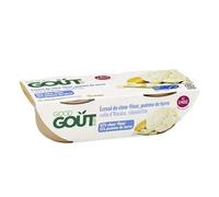 GOOD GOÛT - Écrasé De Chou-Fleur, Pomme De Terre Et Colin D'Alaska - Plat Cuisiné Pour Bébé - Dès 8 Mois - Purée Moulinée - Bols Micro-Ondables - 2x190g (L'emballage peut varier)