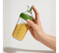 GOOD GRIPS Shaker à Vinaigrette Gradué 200 ml | Bouteille Mélangeur Sauce Salade Vinaigrette Assaisonnement | Huilier Vinaigrier | Doseur Saucier Pot à Sauce Checker | En PP Solide comme le Verre