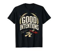 Good Intentions Broken Arrow Graphique Vintage T-Shirt Graphique avec Valeur